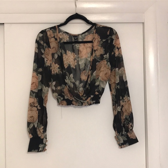 Windsor Tops - floral crop top